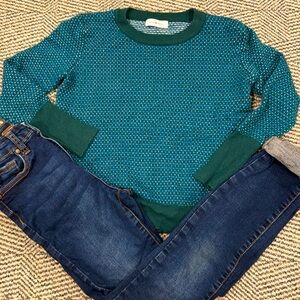 Sweater and Denim Pant Set